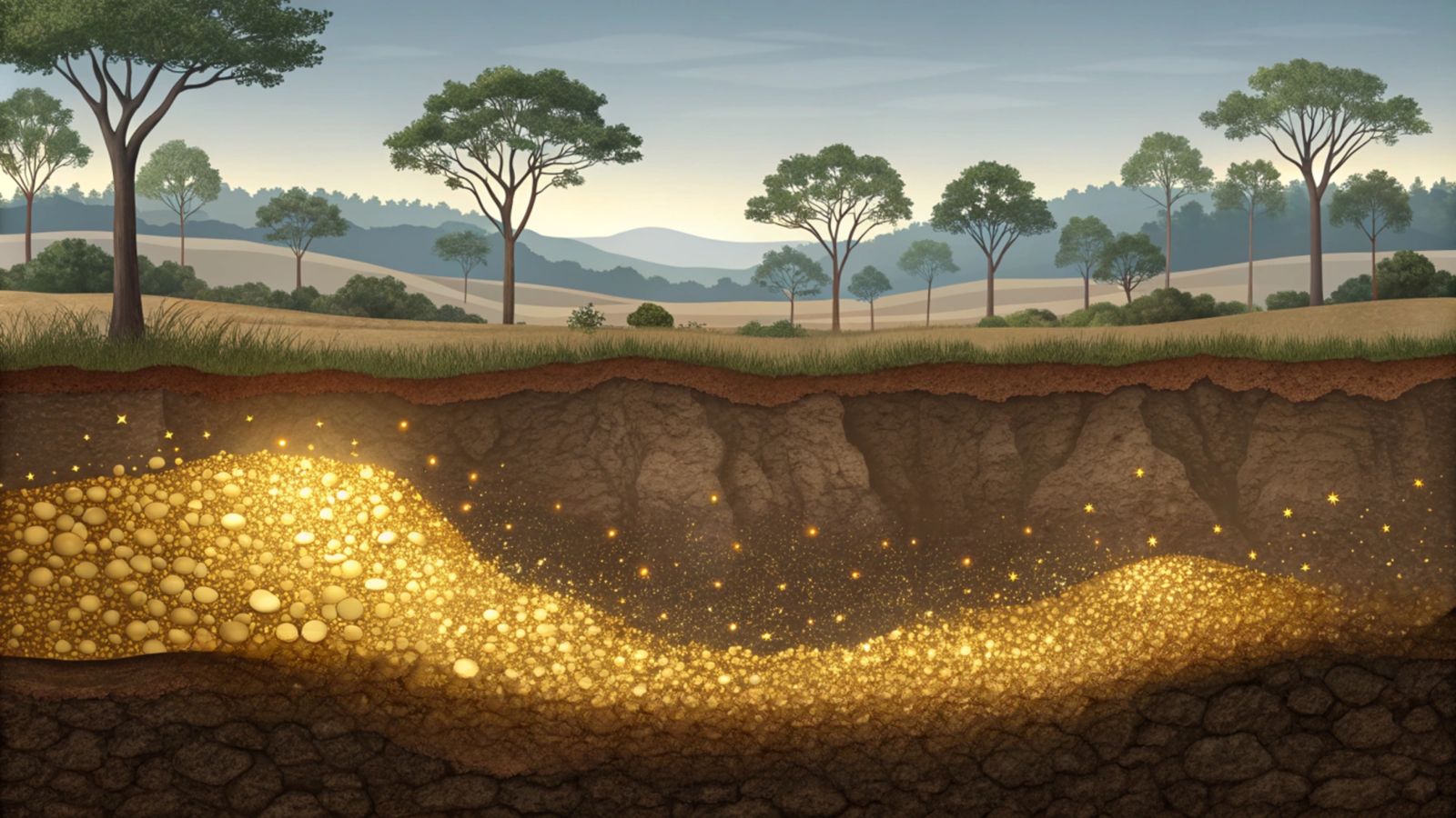 Uma montanha de ouro descoberta na China ⛏️