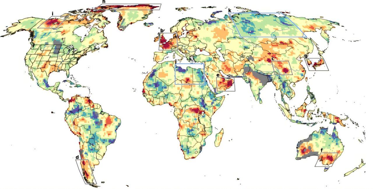 Anomalias incompreensíveis de temperaturas detectadas simultaneamente quase em todo o planeta 🌡️