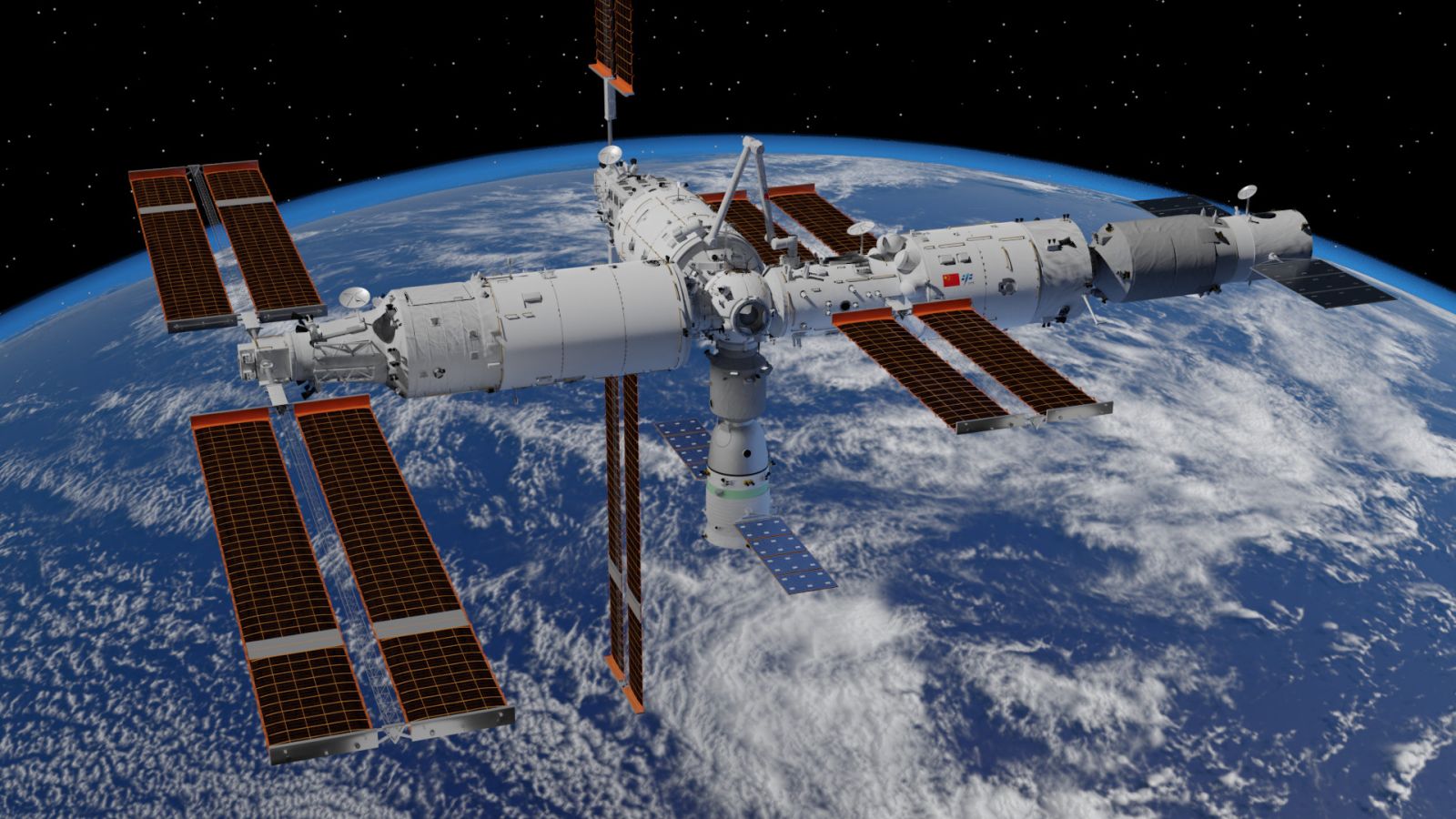 Moscas na estação espacial chinesa Tiangong 🛰️