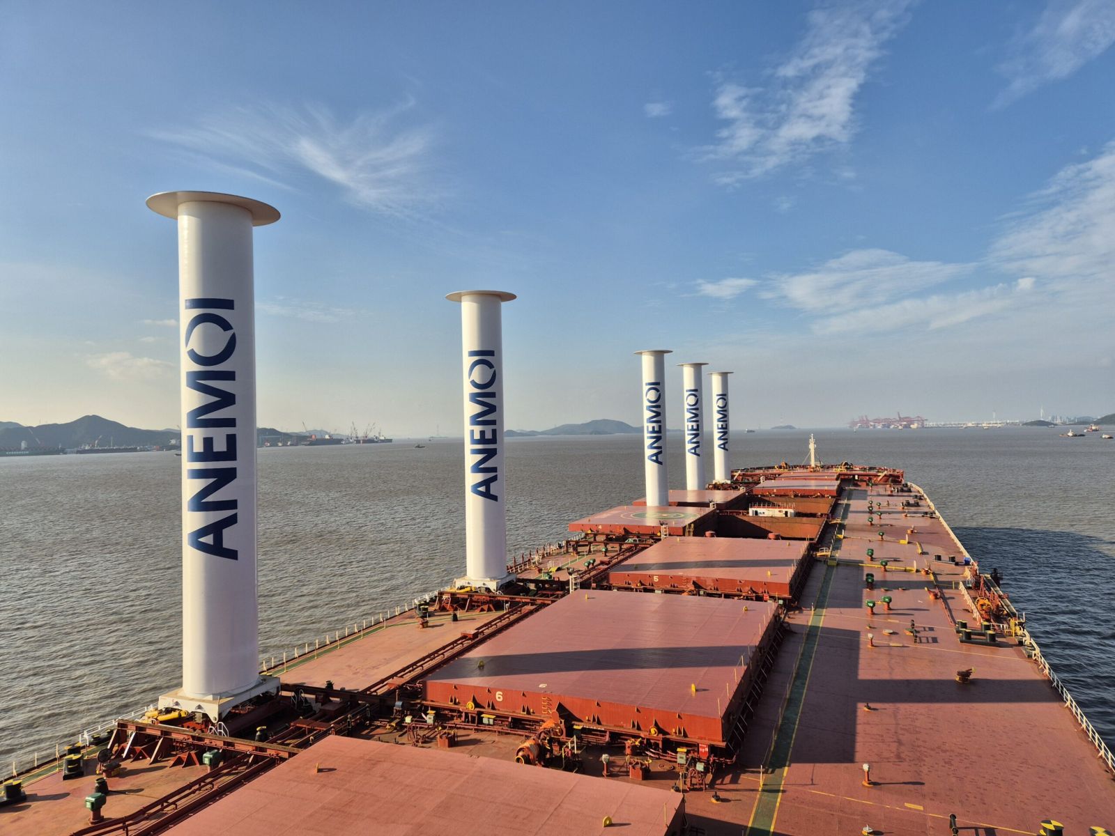 Here is the world's largest wind-propelled ship 🚢