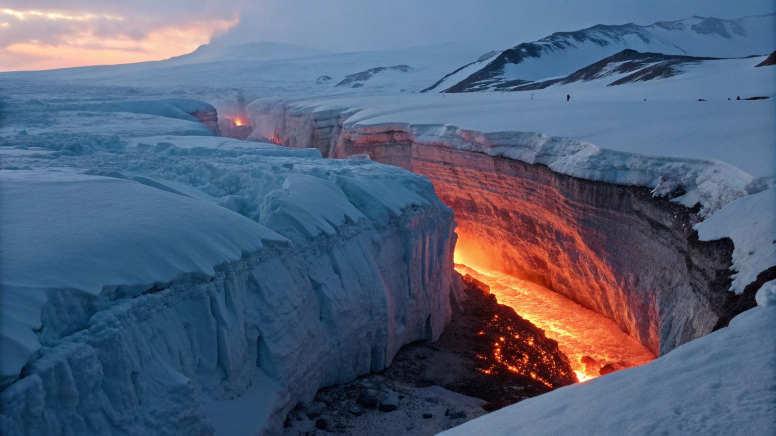 Le réveil des volcans sous la glace de l’Antarctique menace notre planète 🌋