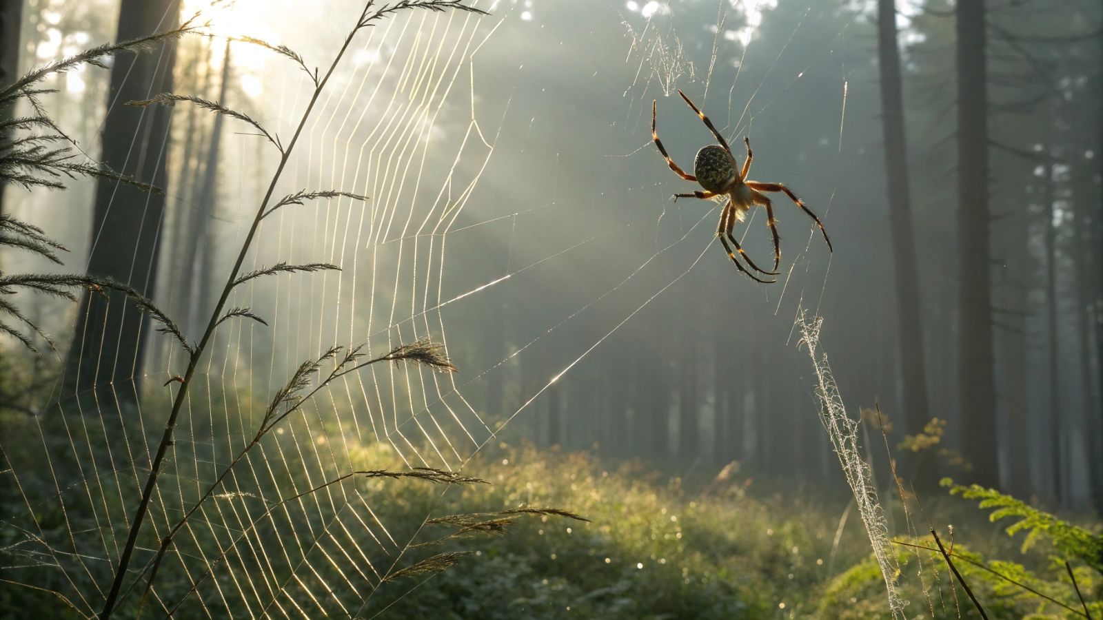 Por que esticar a seda de aranha a torna mais resistente? 🕷️
