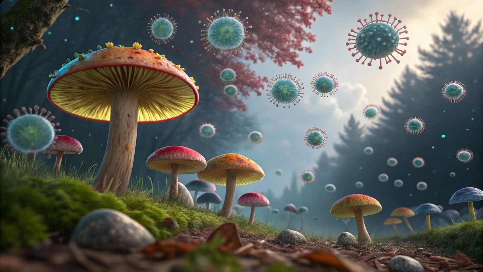 Descoberta: os cogumelos contra... a gripe 🍄