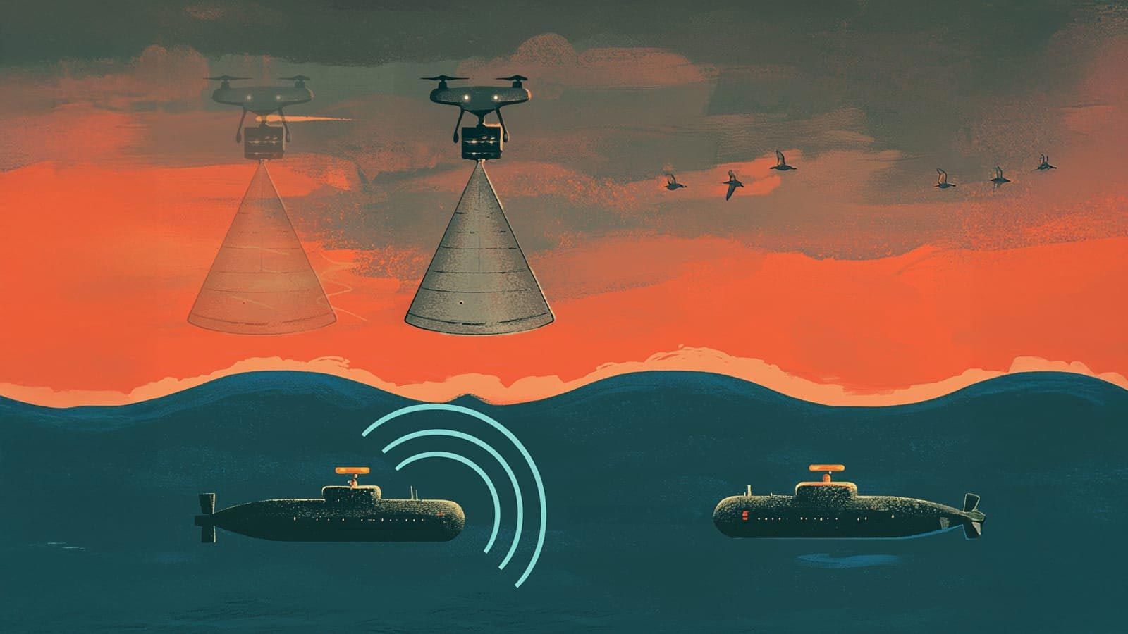 Researchers have "easily" intercepted and decoded underwater messages from the air ✈️