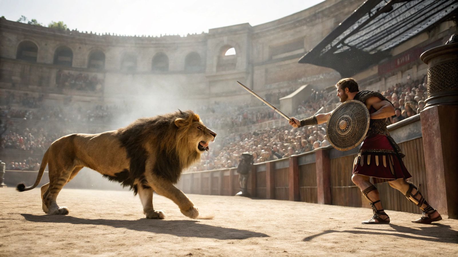 Macabre discovery: this gladiator was killed by a lion 1,800 years ago... in Britain 🦁