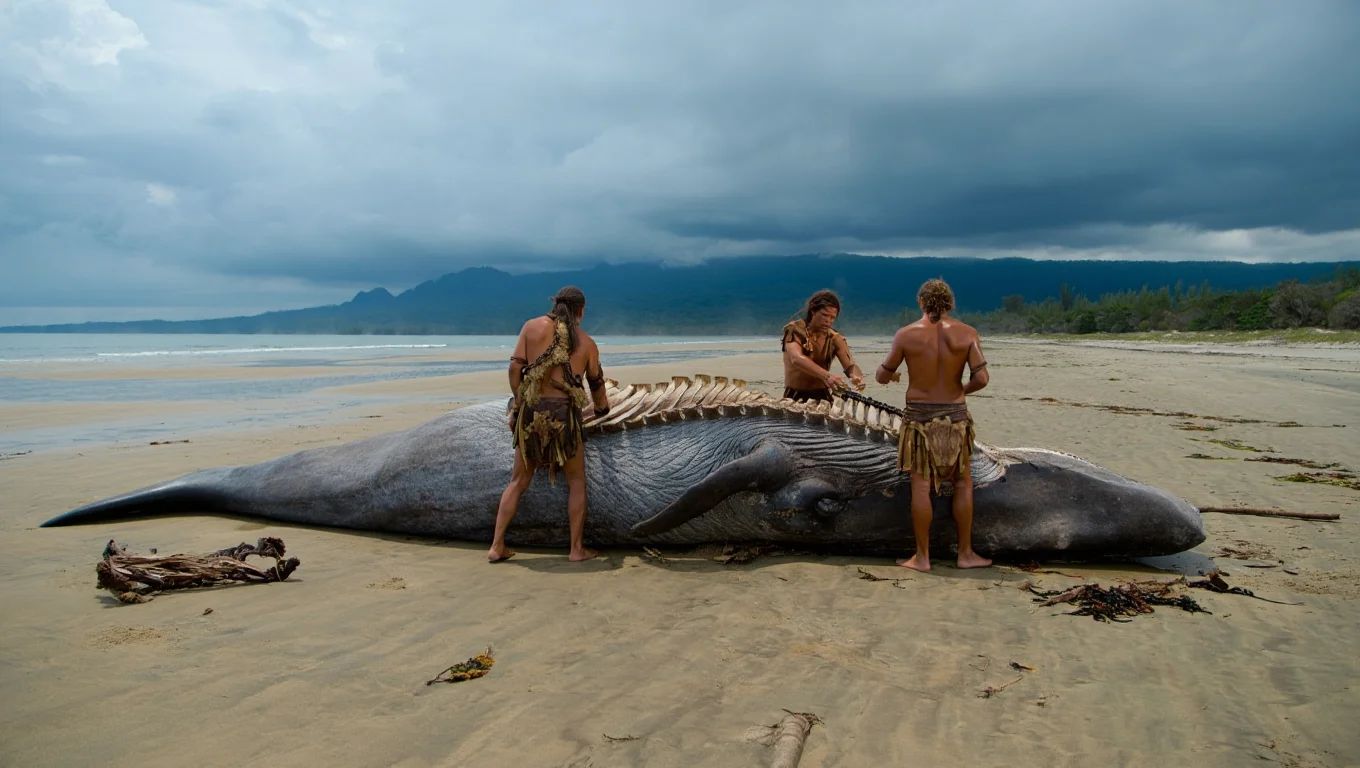 🐋 Há 20 mil anos, o Homem fabricava ferramentas com ossos de baleias