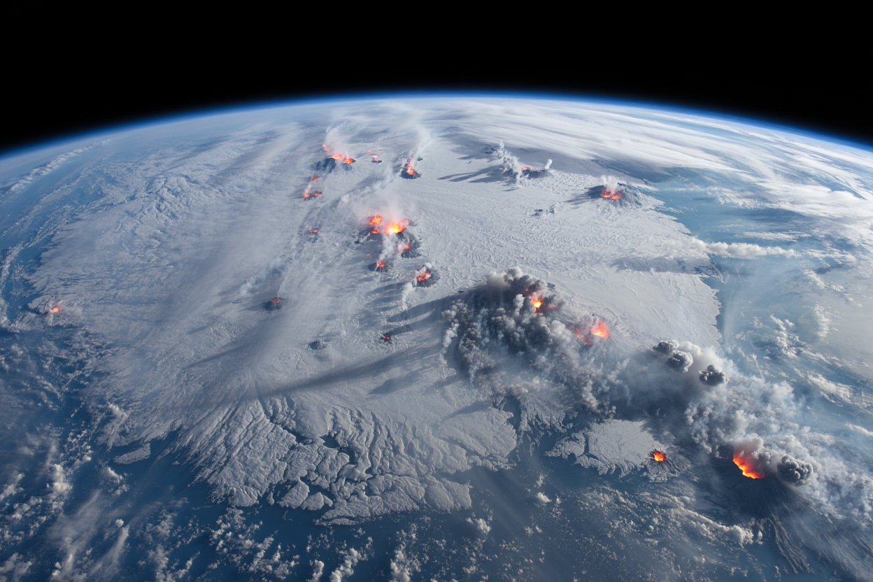 🌋 La fonte des glaces pourrait déclencher des super-éruptions volcaniques