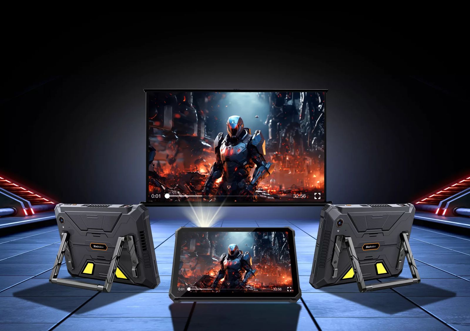 Nouveau: cette tablette intègre un projecteur, et elle est déjà en promo (Blackview Active 12 Pro)