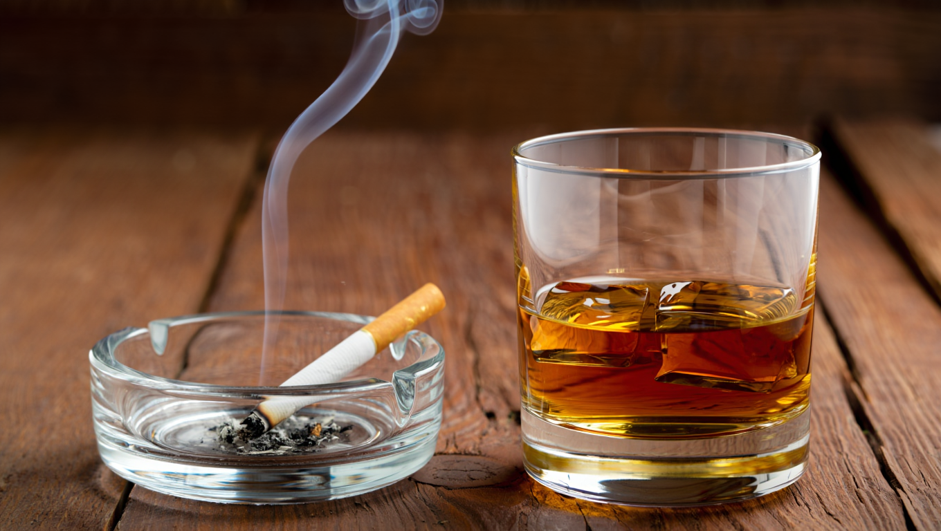 🍷 Un même circuit cérébral pour l'alcool et la nicotine