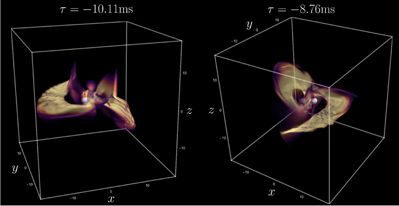 💥 10 ms avant le crash : ce qui se passe juste avant la fusion d'étoiles à neutrons