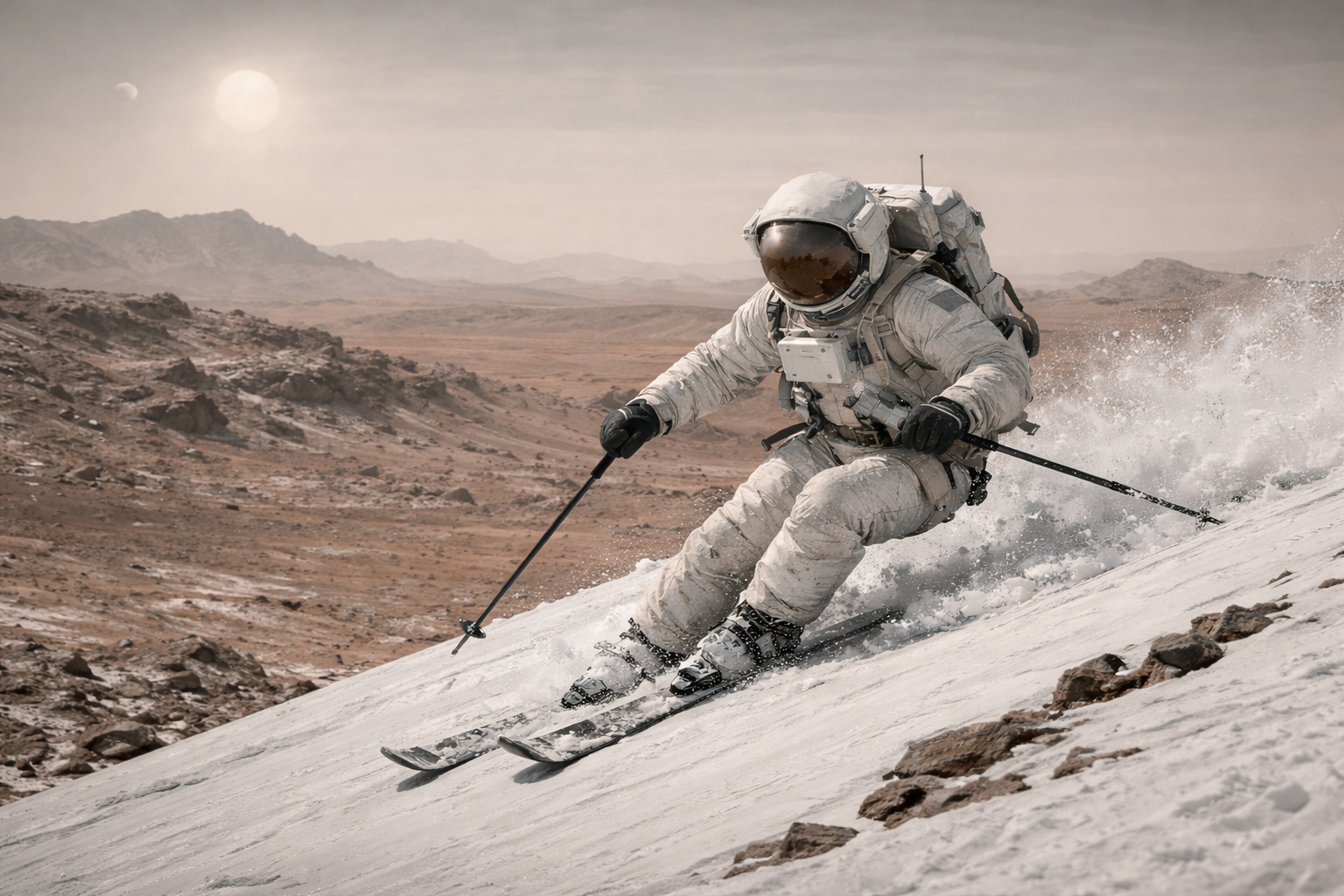 ⛷️ Jeux olympiques : serait-il possible de skier sur une autre planète ?