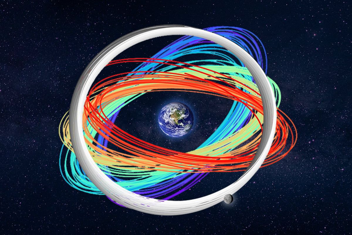 🚀 Première simulation d'un million d’orbites de satellites autour de la Terre