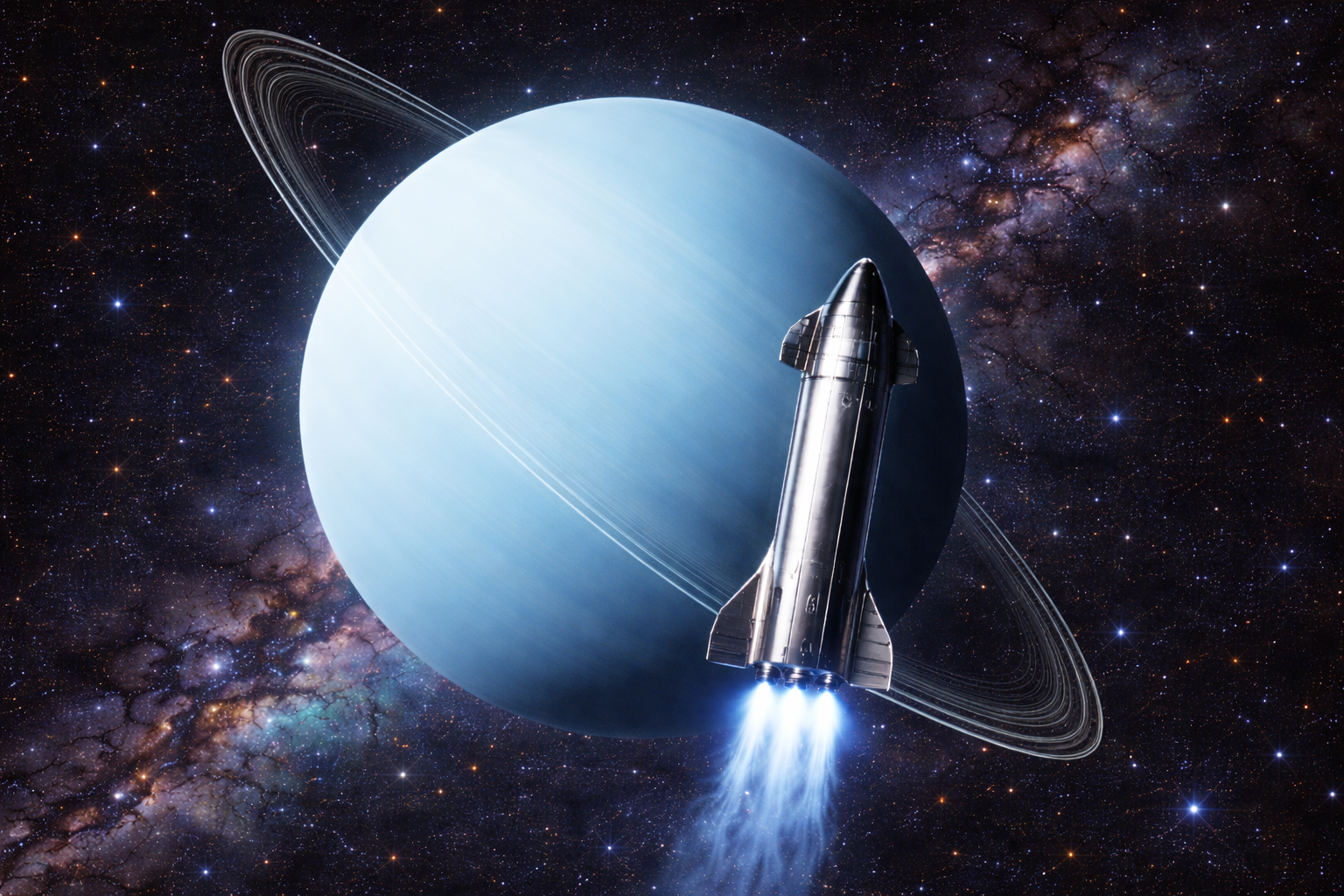 🚀 Starship : après la Lune et Mars, une mission vers Uranus !