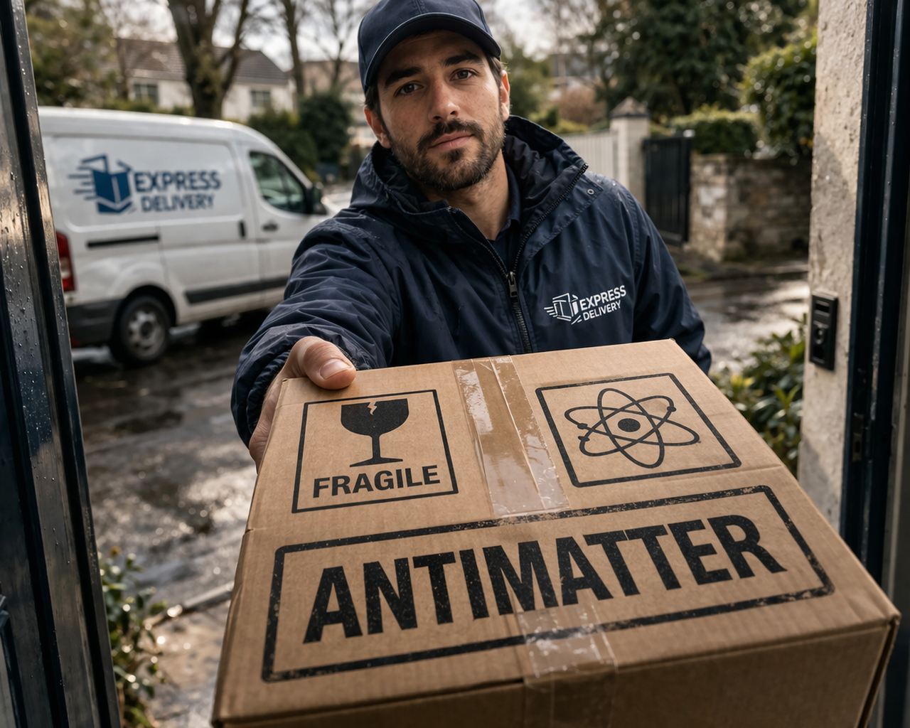 📦 A package filled... with antimatter
