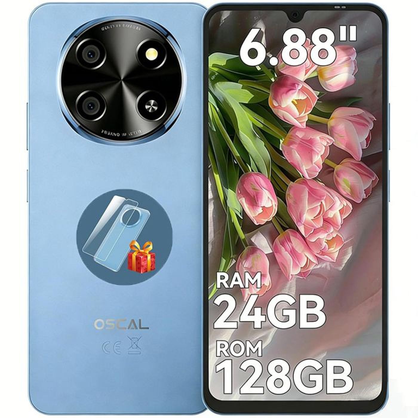 Rare à ce prix: 115€ le smartphone 5G bien pourvu OSCAL Tiger 8