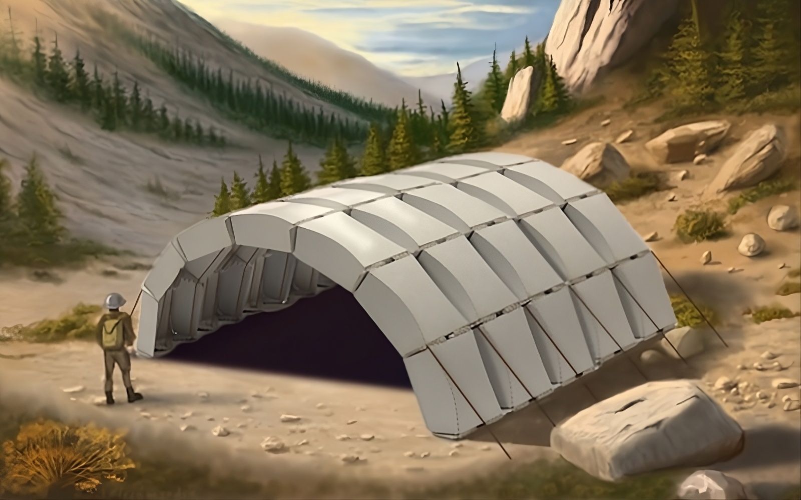 🧱 New origami turns sheets into building bricks