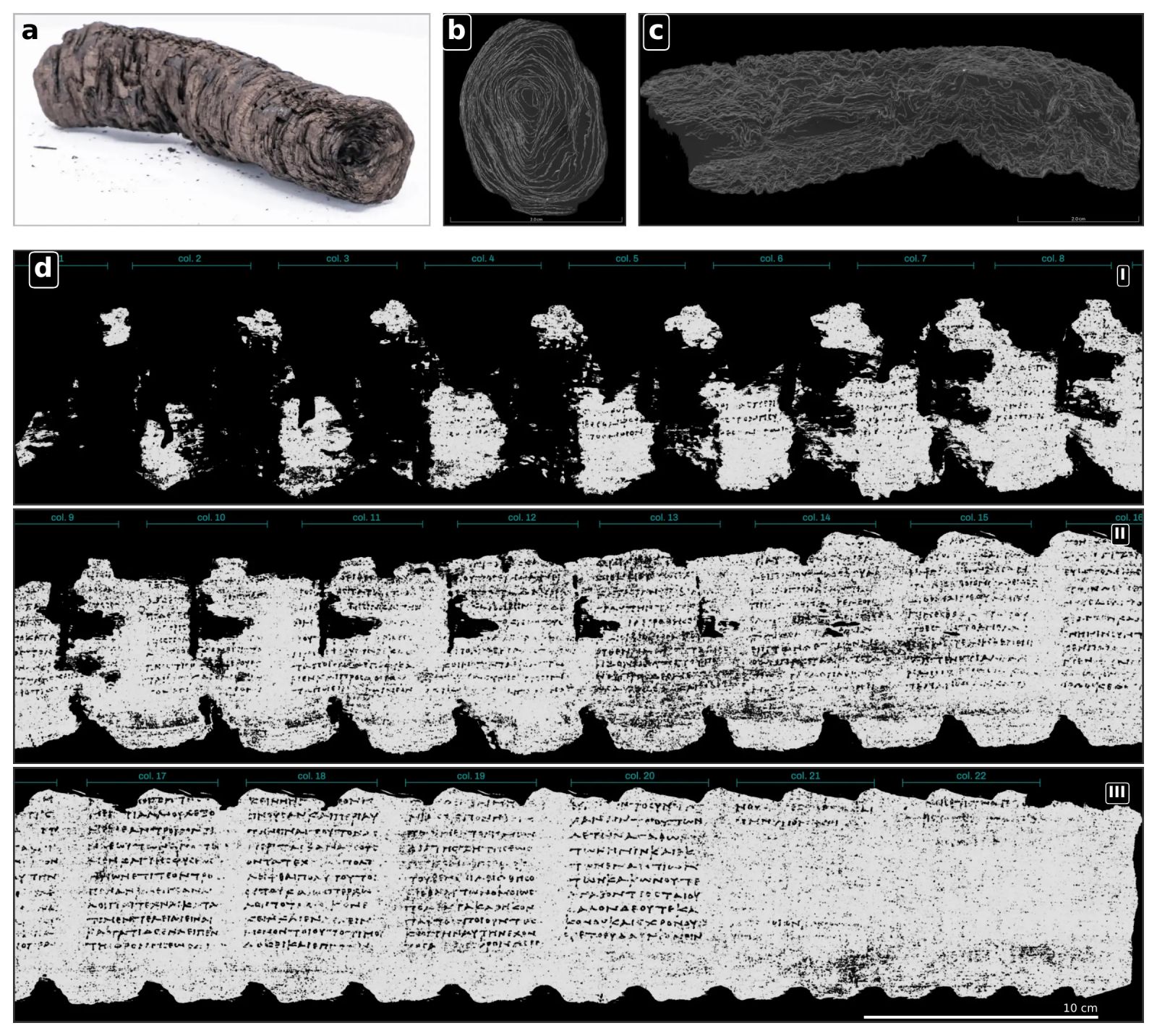 📜 Des rouleaux de papyrus carbonisés du Vésuve livrent enfin leurs secrets