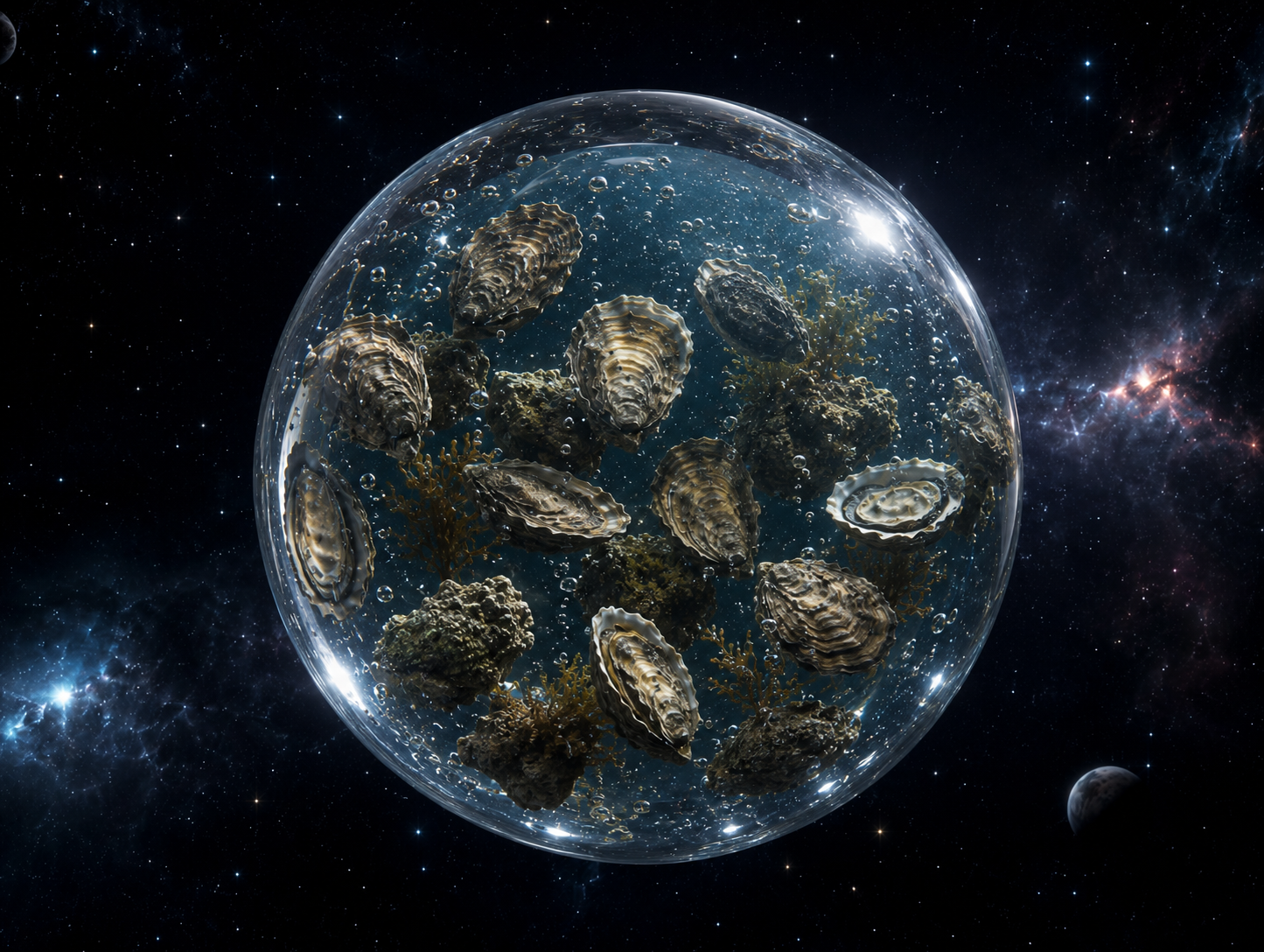 🛰️ Des huîtres pour purifier l'eau dans l'espace