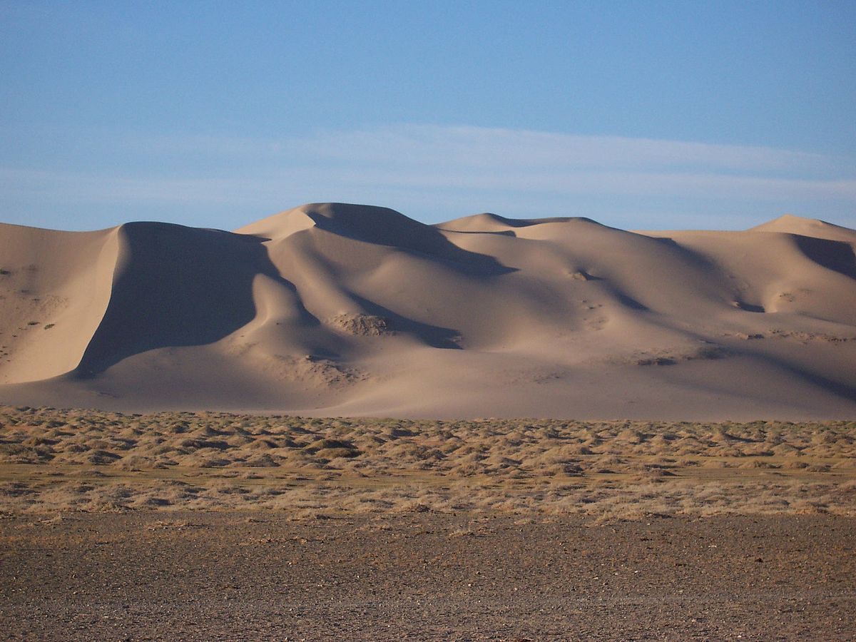 Dunes du désert de Gobi - Wikimedia