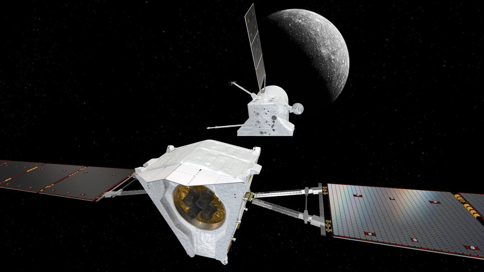 🛰️ BepiColombo abandonne son propulseur interplanétaire après huit ans de voyage