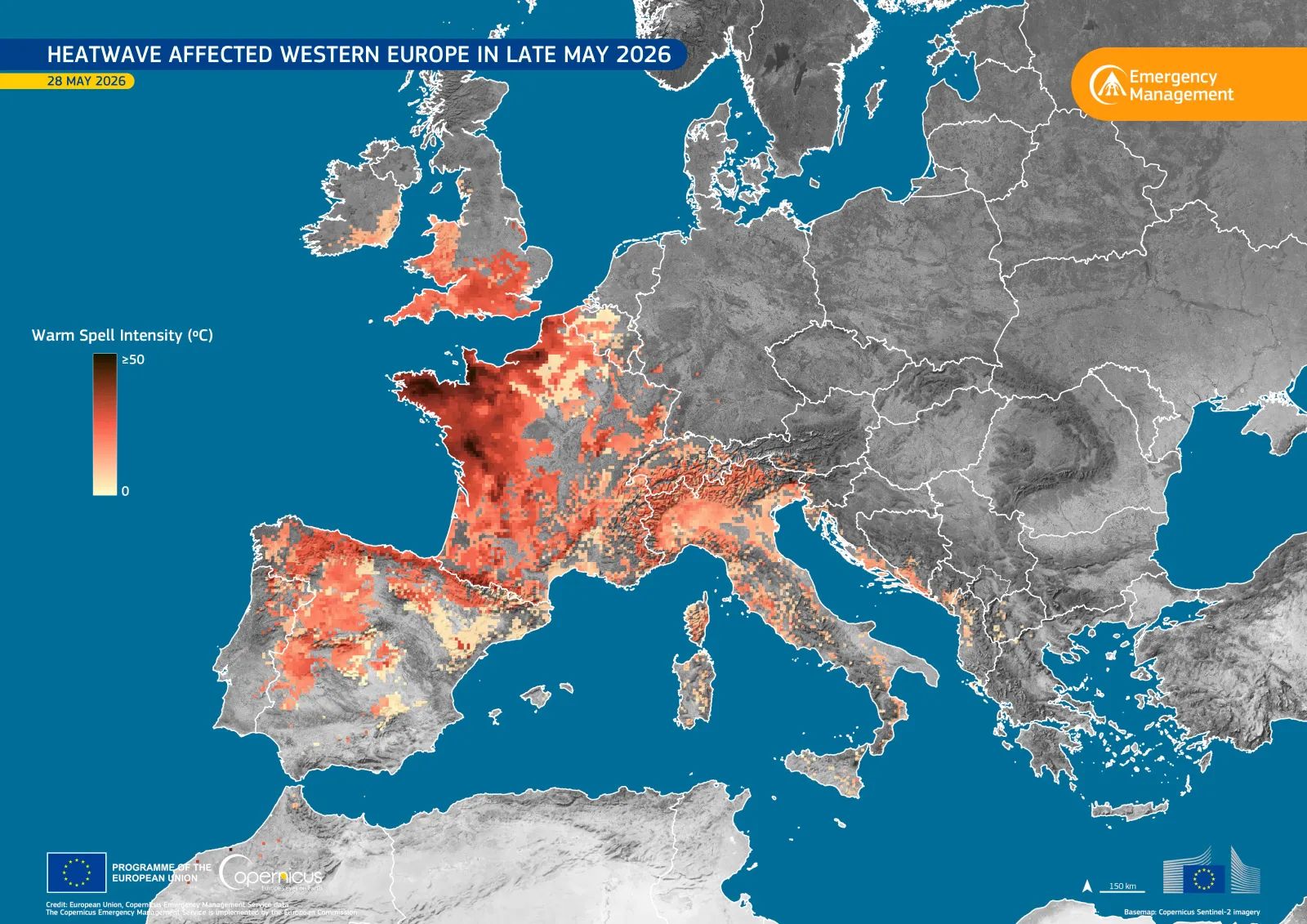 % Les chaleurs extrêmes débordent de plus en plus de l'été