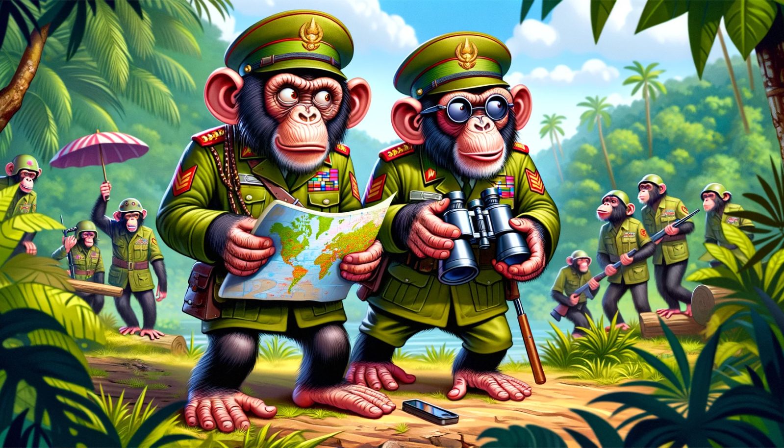 Ces chimpanzés utilisent des stratégies militaires, comme les humains