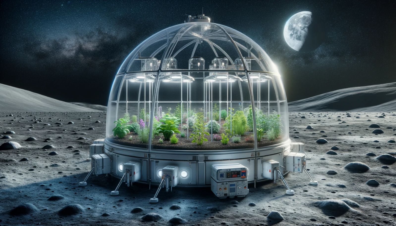 Ces bactéries rendraient fertile le sol lunaire