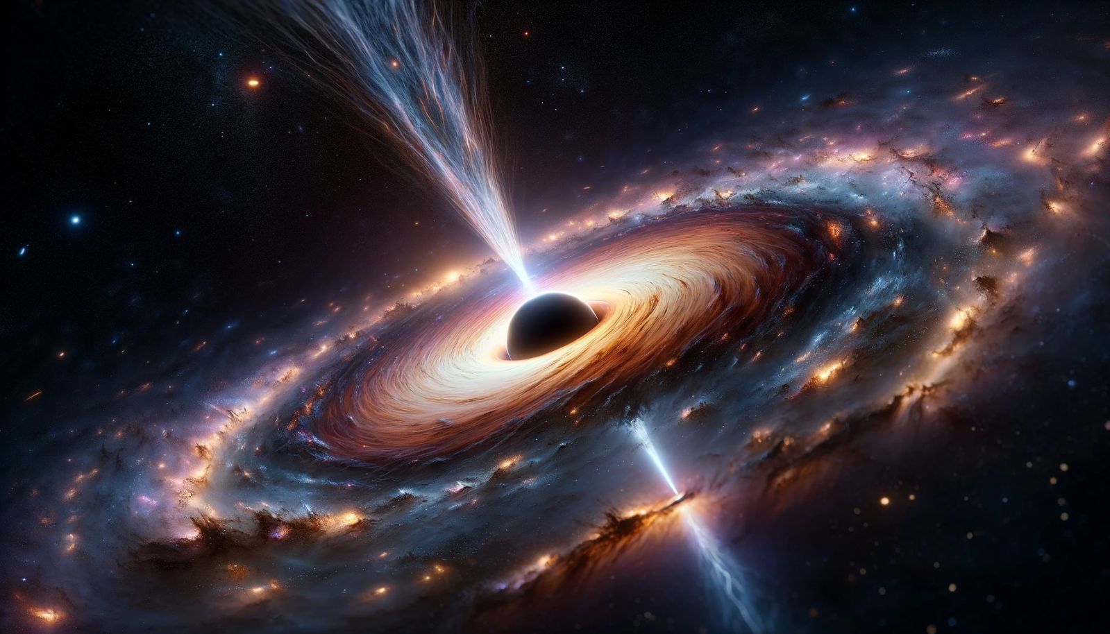 O magnetismo desafia a gravidade nesta observação de um buraco negro supermassivo próximo