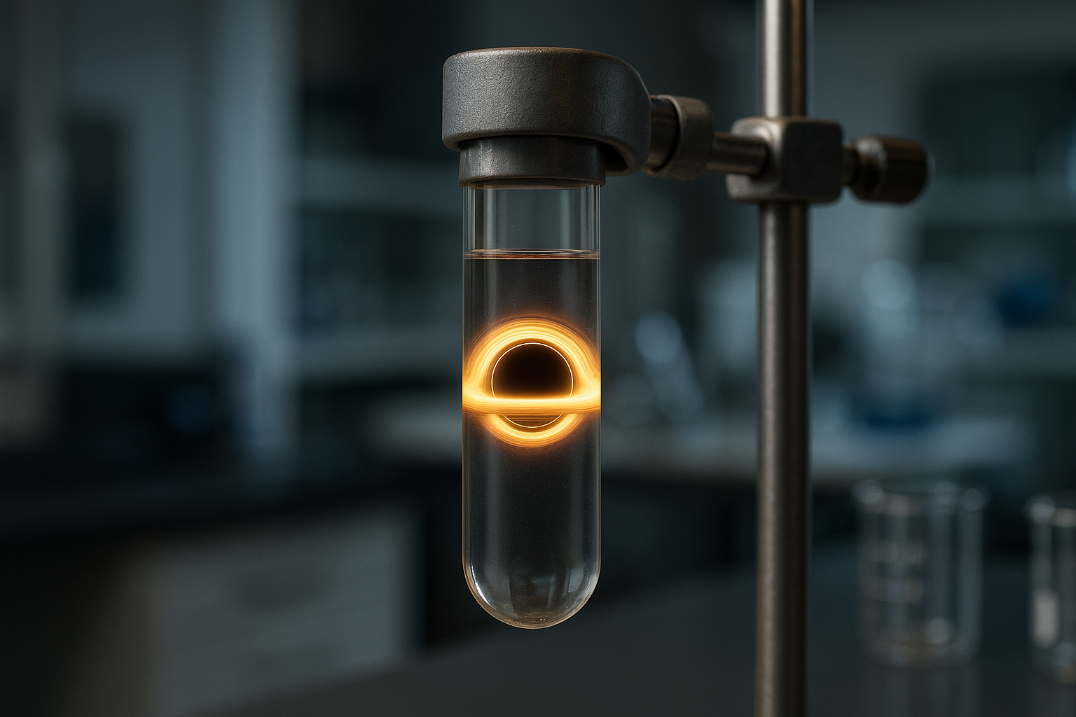 A 'black hole bomb' tested in the lab until its destruction 💥