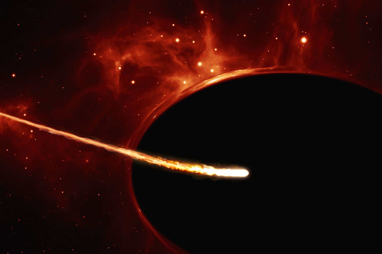 💥 These black holes that burp years after eating a star