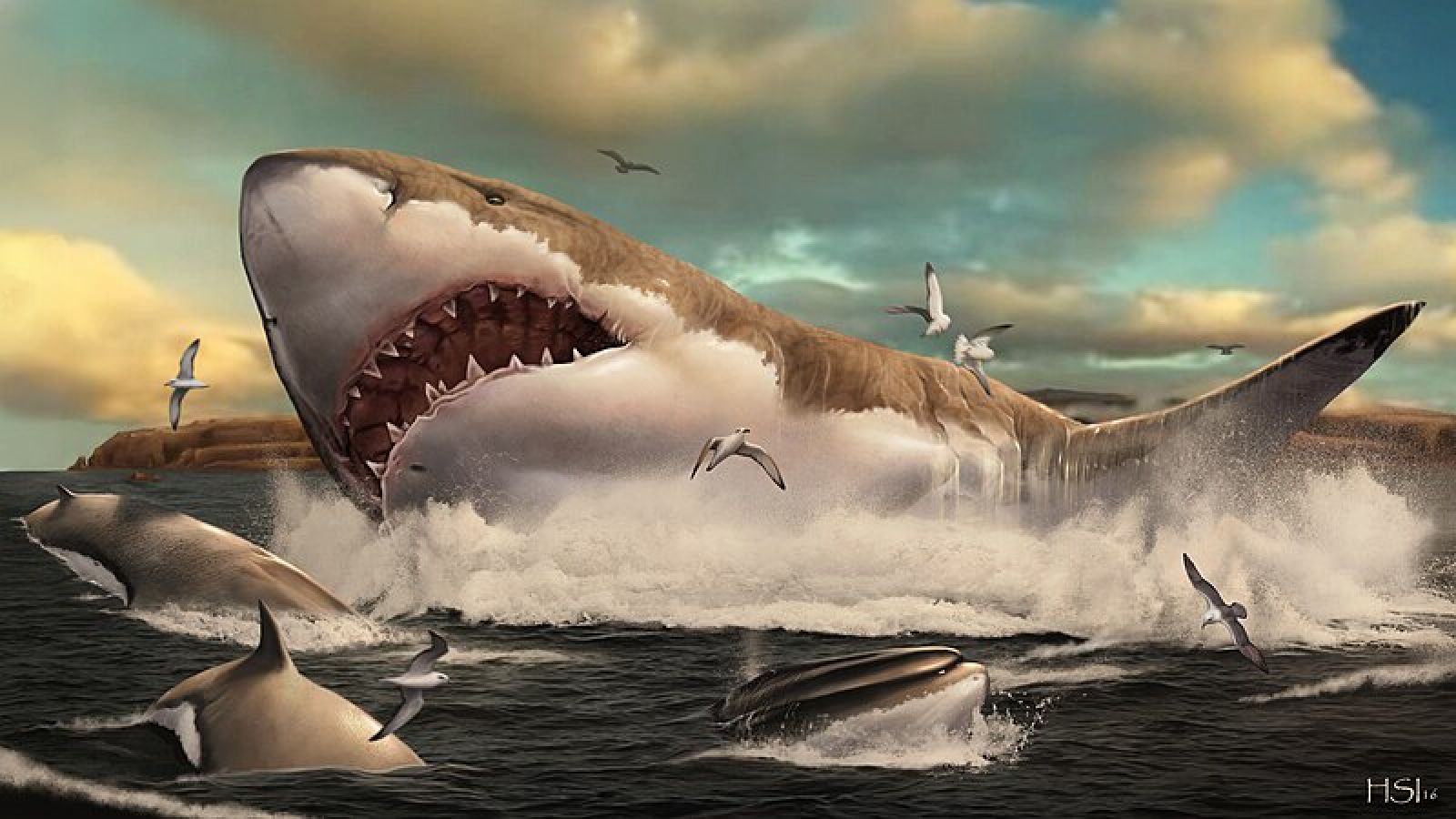 O megalodonte: um monstro dos mares bem diferente do que se supunha 🦈