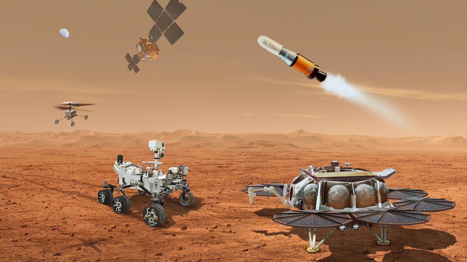 Des roches martiennes sur Terre: l'ambitieux projet de la NASA en pause