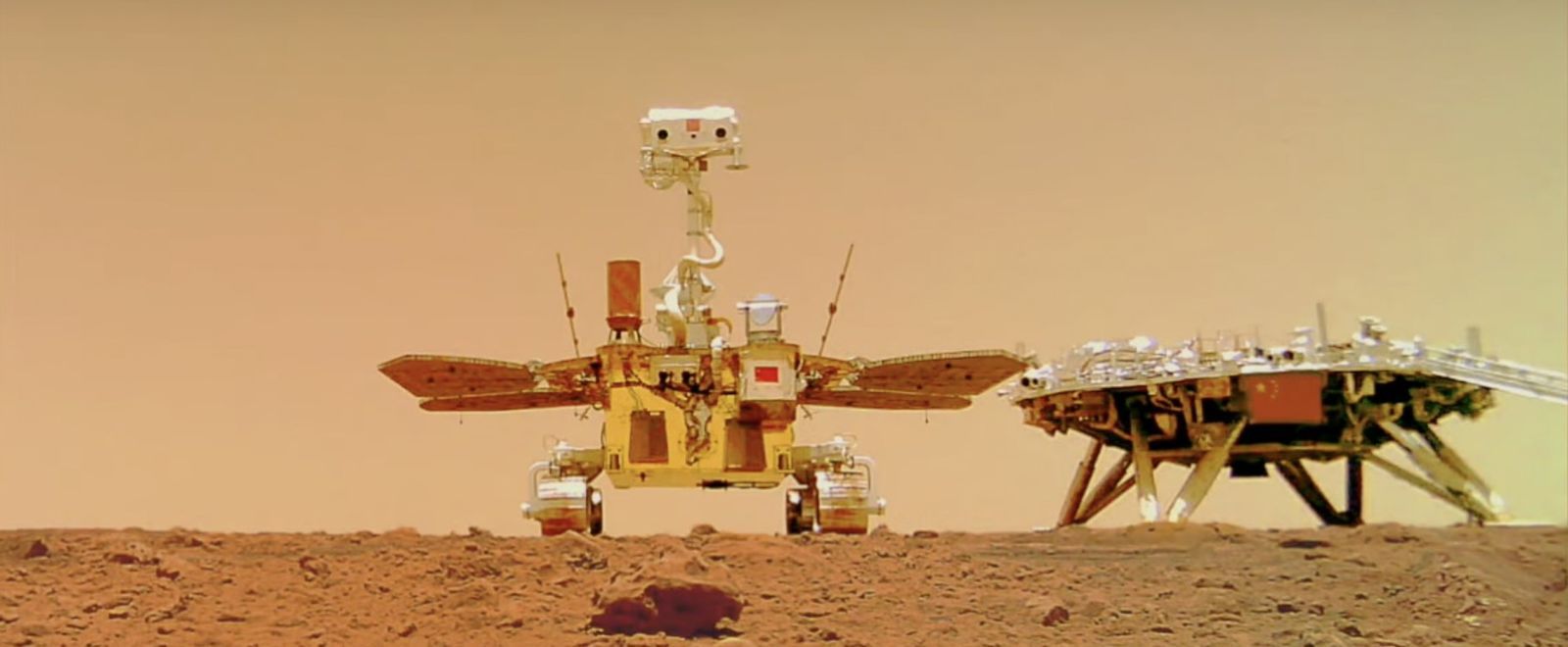 🧂 Avant sa perte, le rover Zhurong a observé sur Mars des cristaux très spéciaux