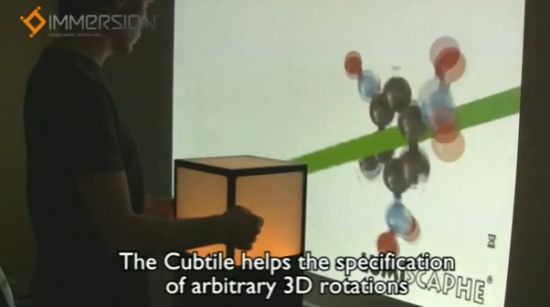 Prenez le contrôle d'objets virtuels avec le CubTile™
