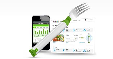 HAPIfork, une fourchette connectée pour mieux manger