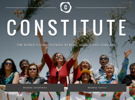 Constitute: le portail de toutes les constitutions mondiales