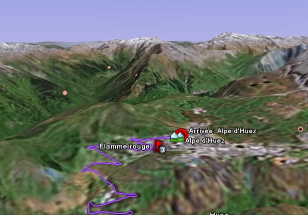 Toutes les étapes du Tour de France 2006 dans Google Earth - MAJ