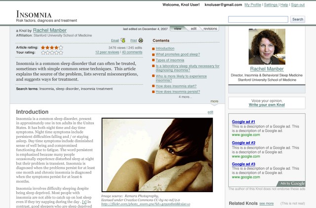 Knol : la future encyclopédie communautaire selon Google