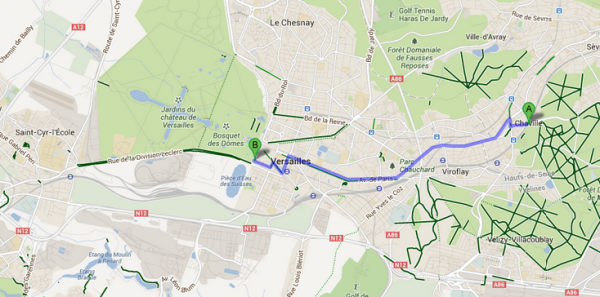 Google Maps: des itinéraires pour le vélo
