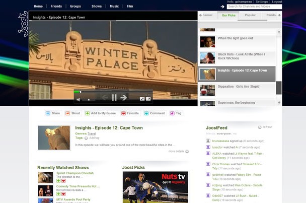 Joost lance une version 100% web de son service de télévision