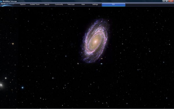 WorldWide Telescope (WWT): s'immerger dans la voûte céleste