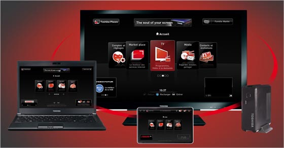 Toshiba Places: une box à la façon Toshiba
