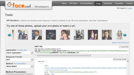 Face.com estime l'âge d'une personne sur une photo