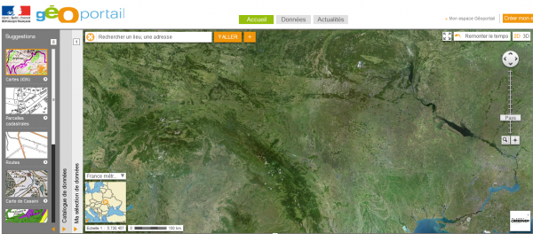 Geoportail: application pour smarphone disponible