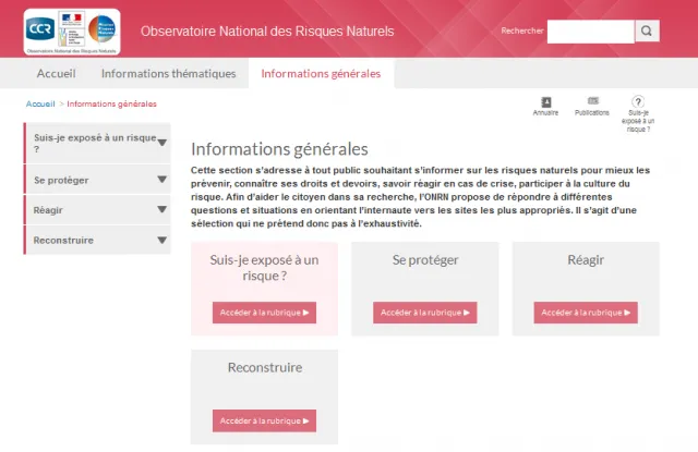 L'exposition aux risques naturels