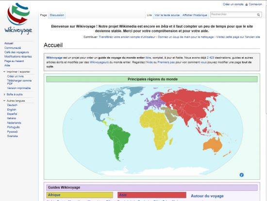 La fondation Wikimedia lance officiellement Wikivoyage