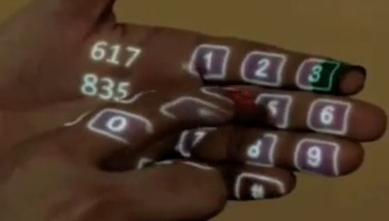 SixthSense : quand vos doigts vous servent d'ordinateur