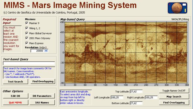 MIMS: la plus importante base de données d'images de Mars