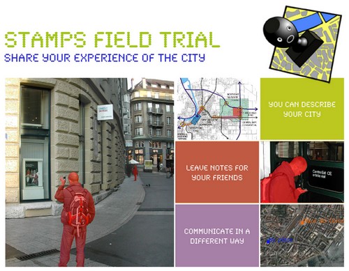 Stamps: attacher des messages à des lieux via votre mobile
