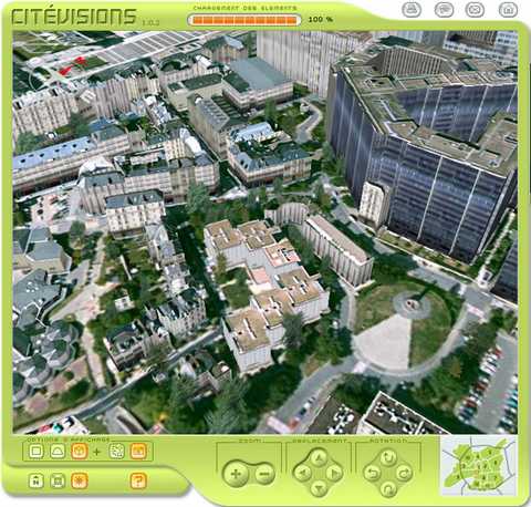 Rennes Citévision: accéder à sa ville en 3D